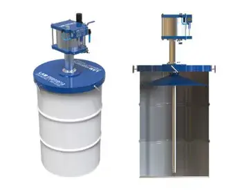 Engrasadora de alta presión para tambor